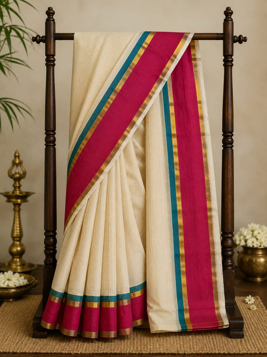 Thamara -Mul cotton saree