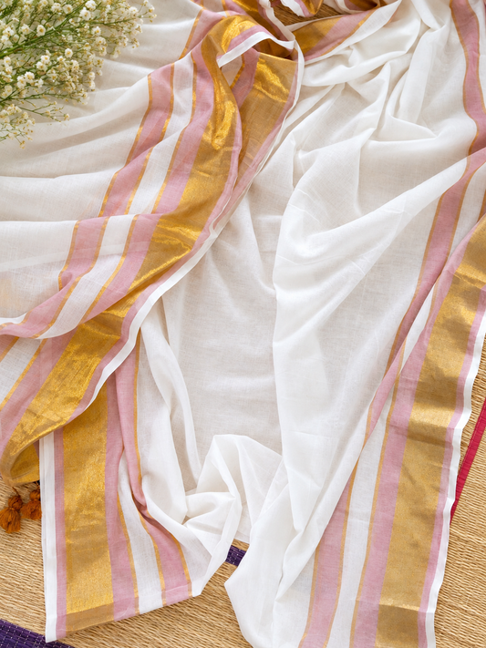 Mizhi - mulcotton saree