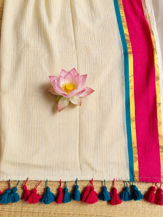 Thamara -120 count Mul cotton saree