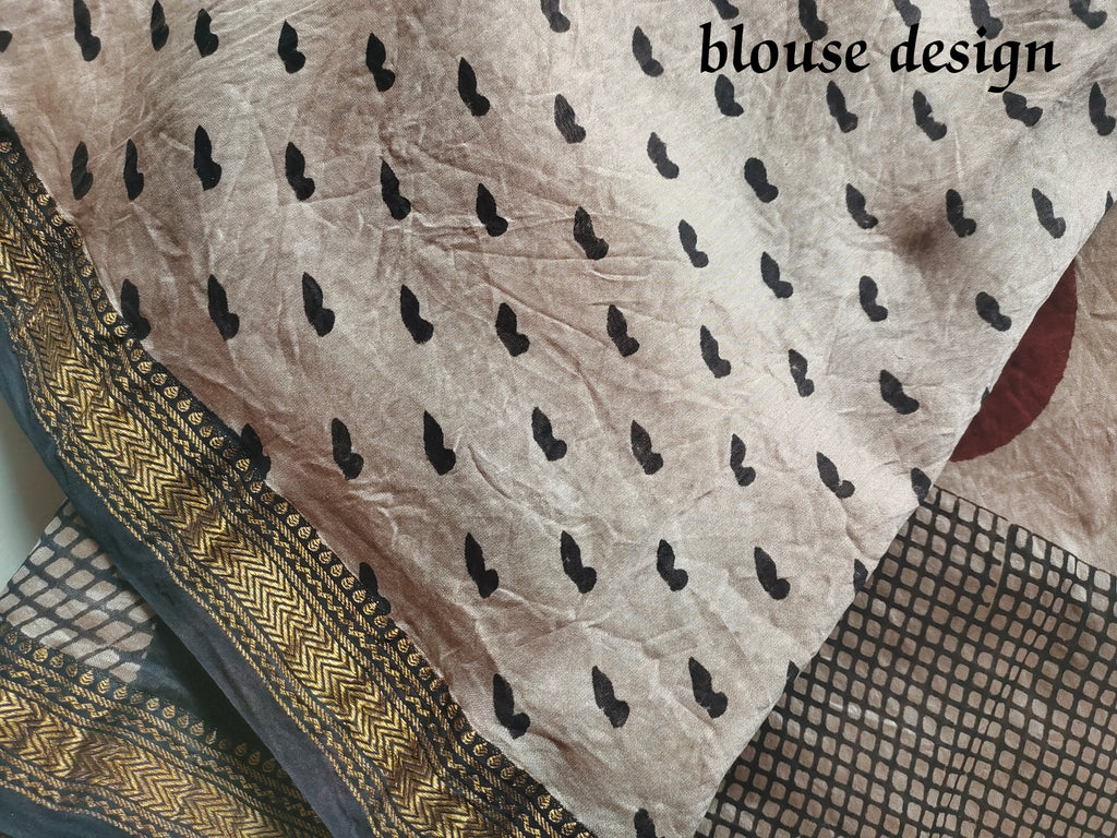 Classic Polka- Maheshwari Silk Cotton