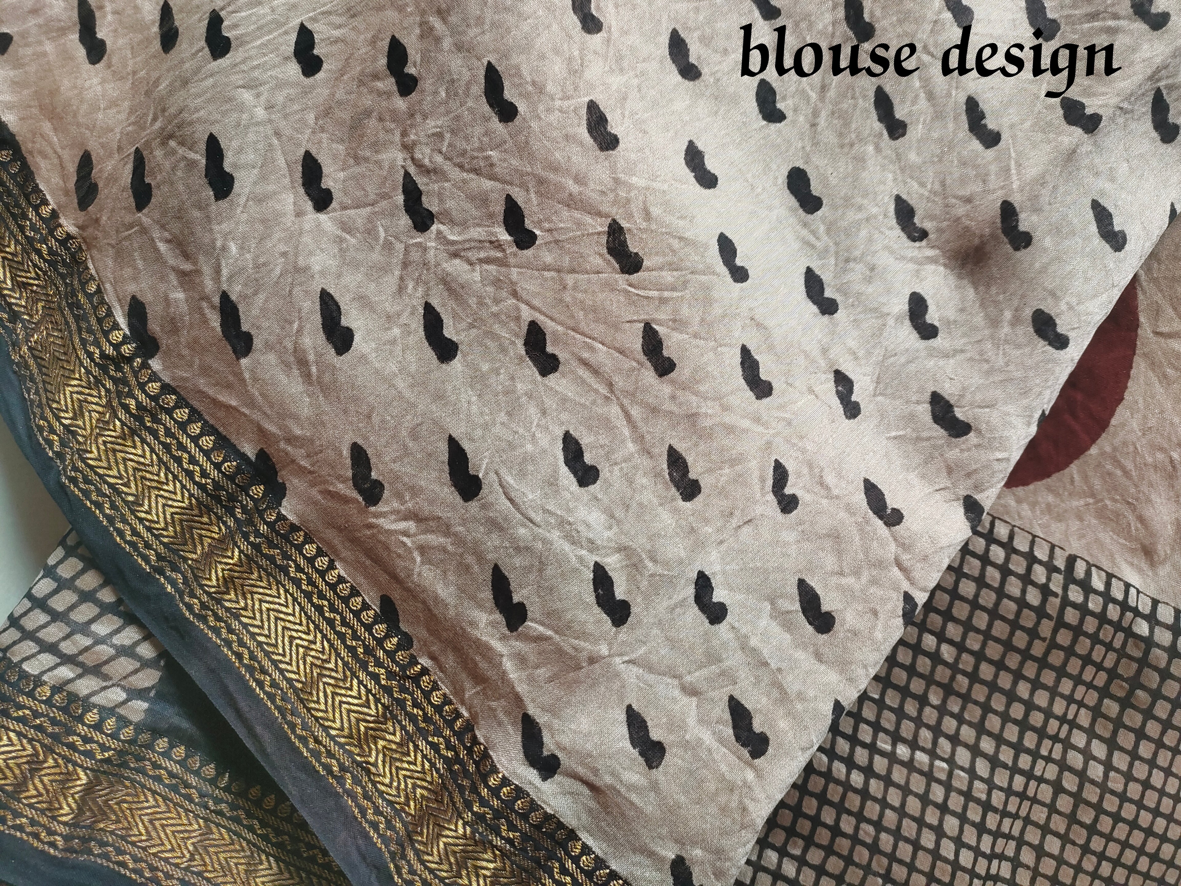 Classic Polka- Maheshwari Silk Cotton