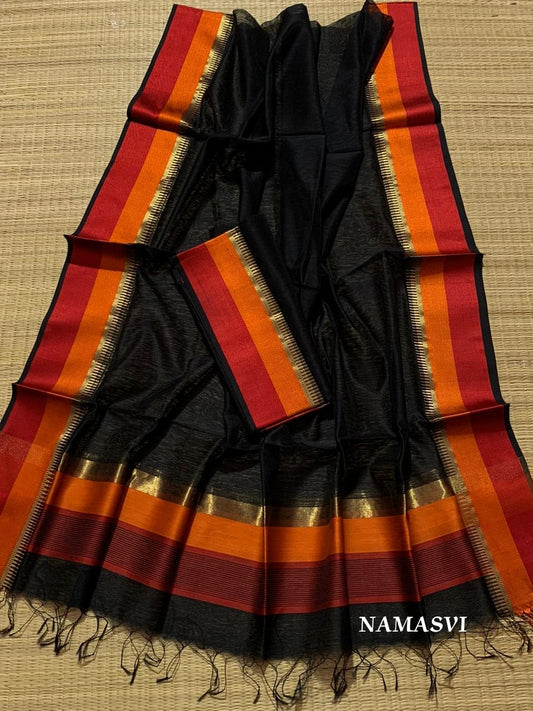 HEERA -Pure Maheswari silk cotton unstitched 2pc salwar suit
